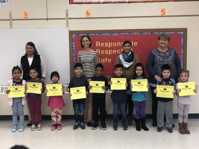 Allen Elementary First Quarter ABC Awards