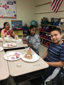 gingerbread house building 3